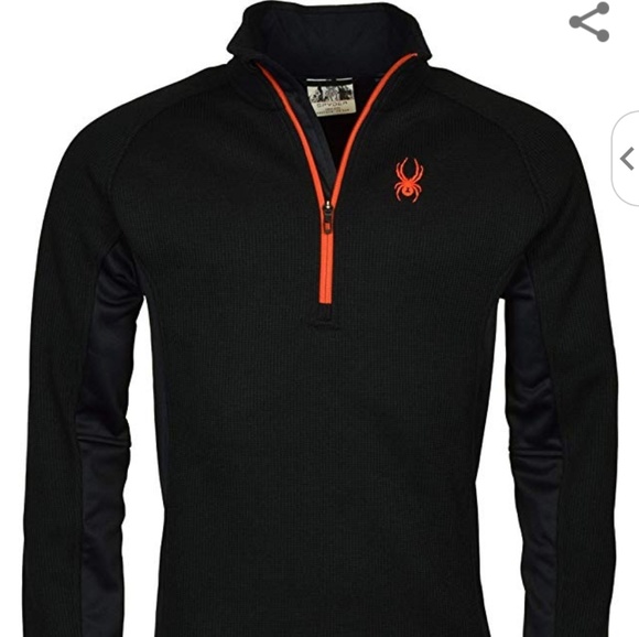 spyder men's outbound half zip sweater